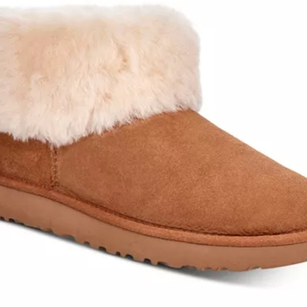 UGG WomenClassic Mini Fluff Booties